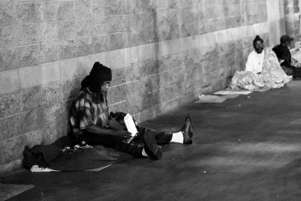 Drug addiction is a leading cause of homelessness. 